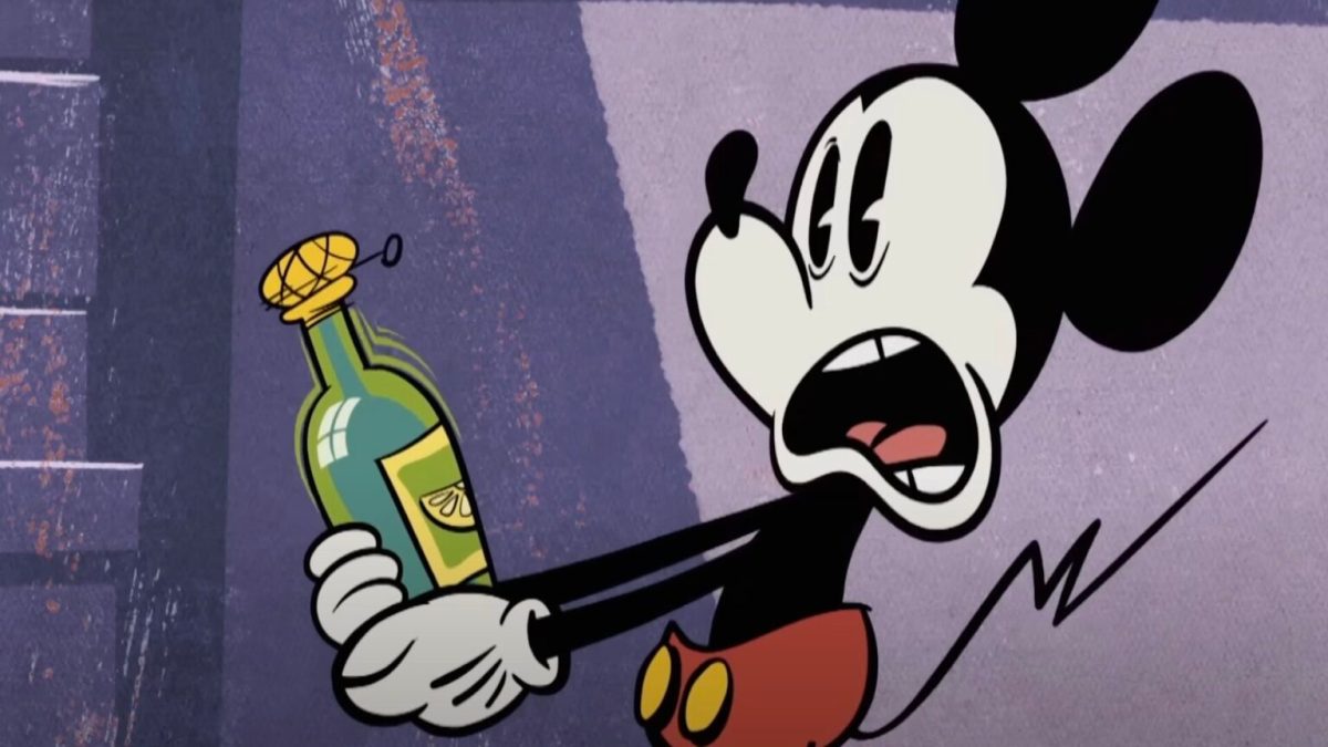 Mickey Mouse choqué // Source : Capture YouTube Disney