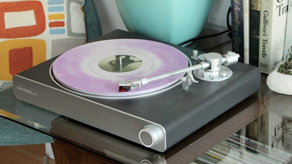 This Victrola brand vinyl turntable is perfect if you have several Sonos speakers