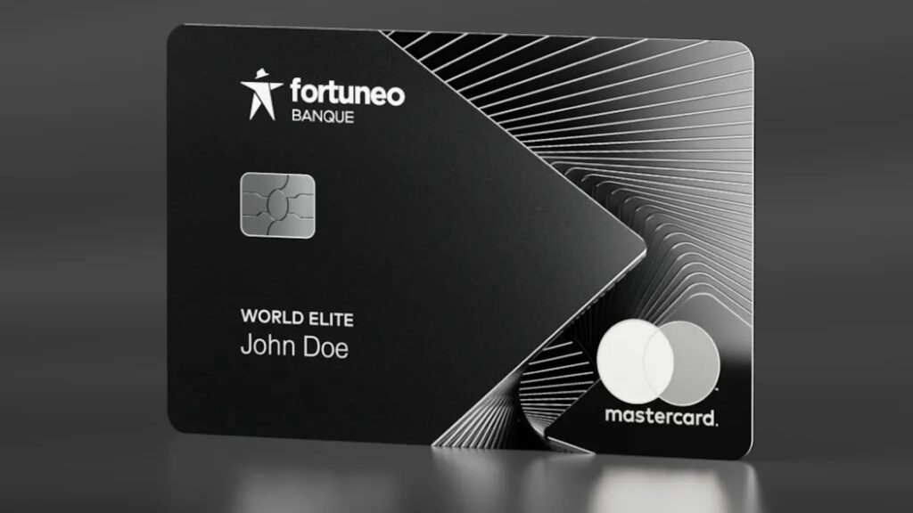 Une carte de prestige adossée à des services ultra-premium // Source : Fortuneo