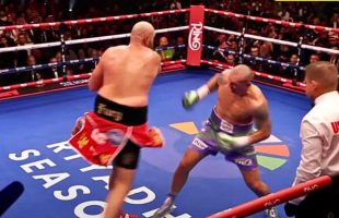 Le combat de boxe tant attendu entre Usyk et Fury a aussi été arbitré par une IA. // Source : DAZN / YouTube