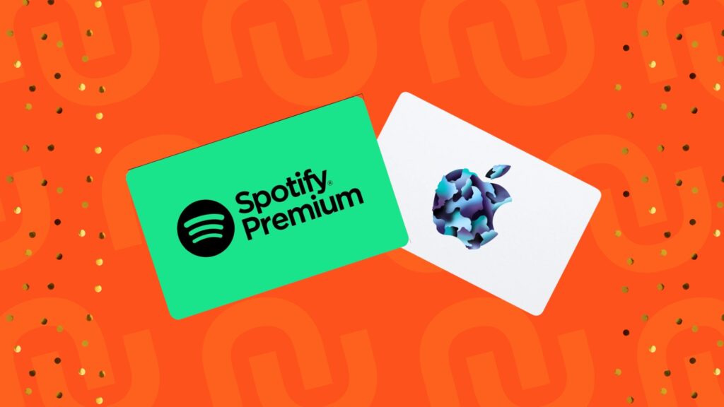 Carte Spotify et Apple