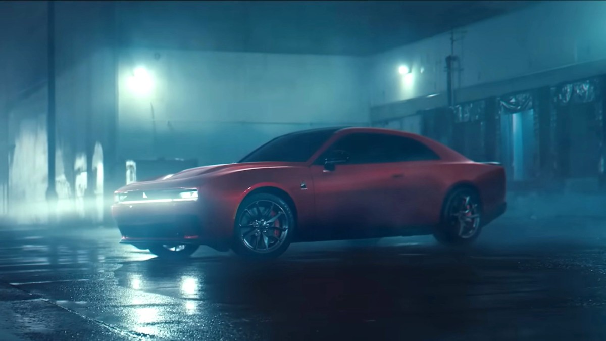 Dodge Charger Daytona EV. // Source : Extrait vidéo Dodge