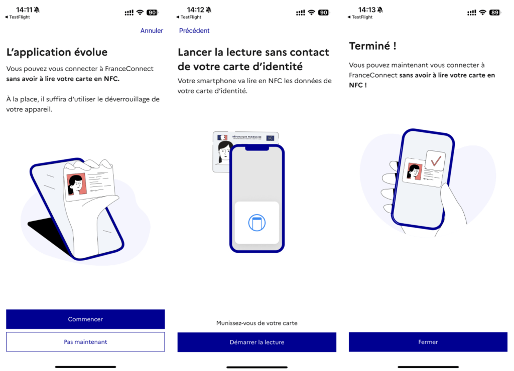 La configuration de la fonction FranceConnect de France Identité.