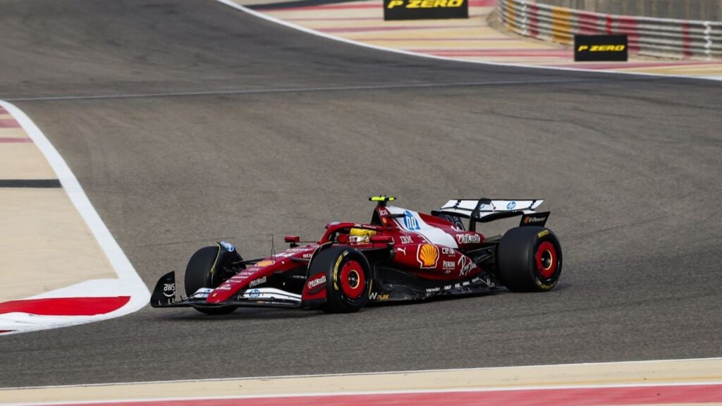 Lewis Hamilton chez Ferrari // Source : Scuderia Ferrari HP Lewis Hamilton chez Ferrari // Source : Scuderia Ferrari HP