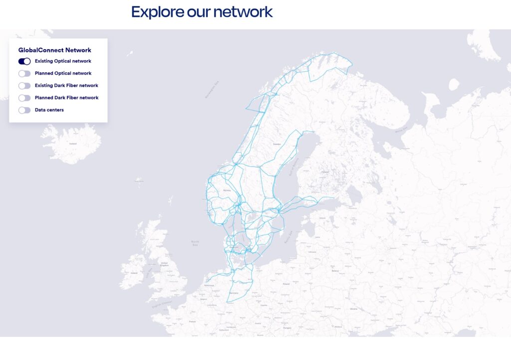 GlobalConnect Carrier réseau nordique