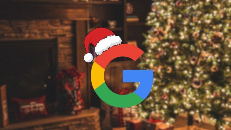 Tapez  « Noël » dans Google