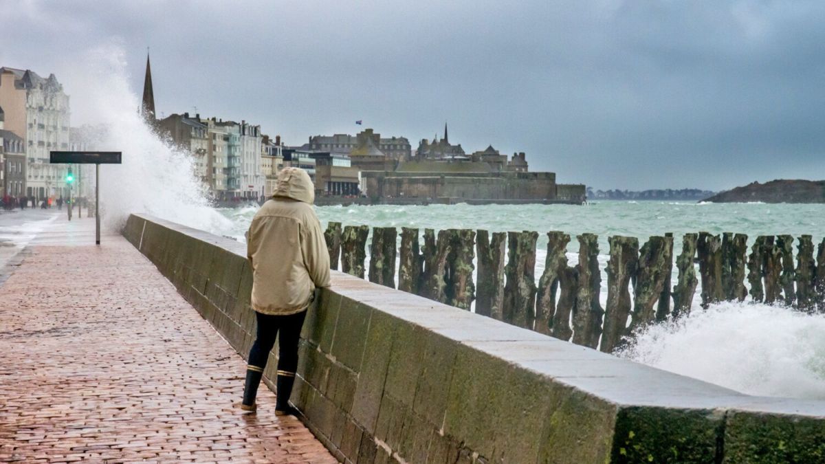 Grande marée à Saint-Malo. // Source : Flickr/CC/Steluma (photo recadrée et modifiée)