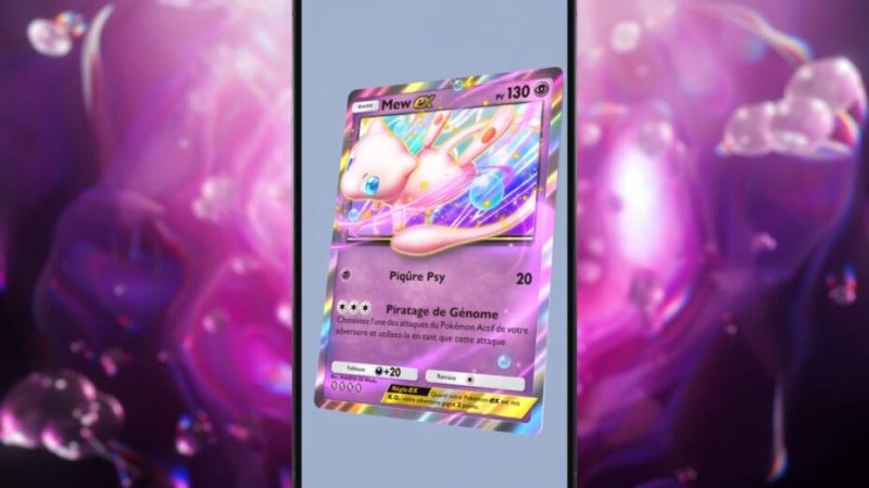 Mew Ex sera la star de la première extension de Pokémon Pocket qui sort très bientôt