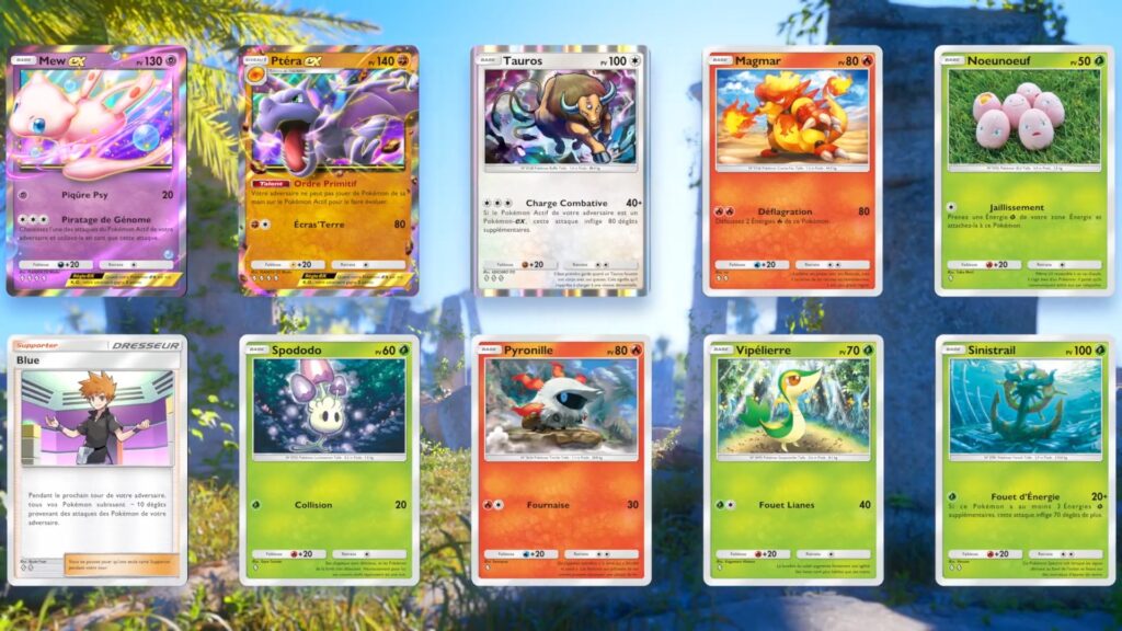 La première extension de Pokémon TCG Pocket : l'Île Fabuleuse // Source : Capture d'écran Numerama