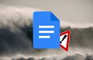 Google Docs a déclenché une alerte tsunami // Source : Montage Numerama