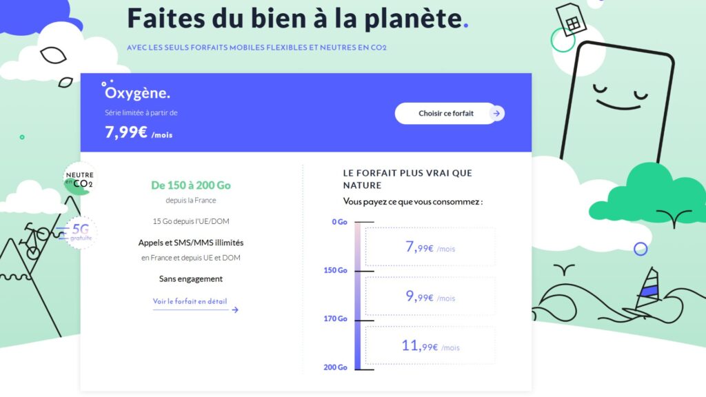 Les forfaits de Prixtel sontflexibles // Source : Prixtel