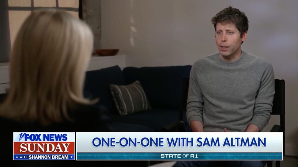 Sam Altman, invité vedette de Fox News. // Source : Capture Numerama