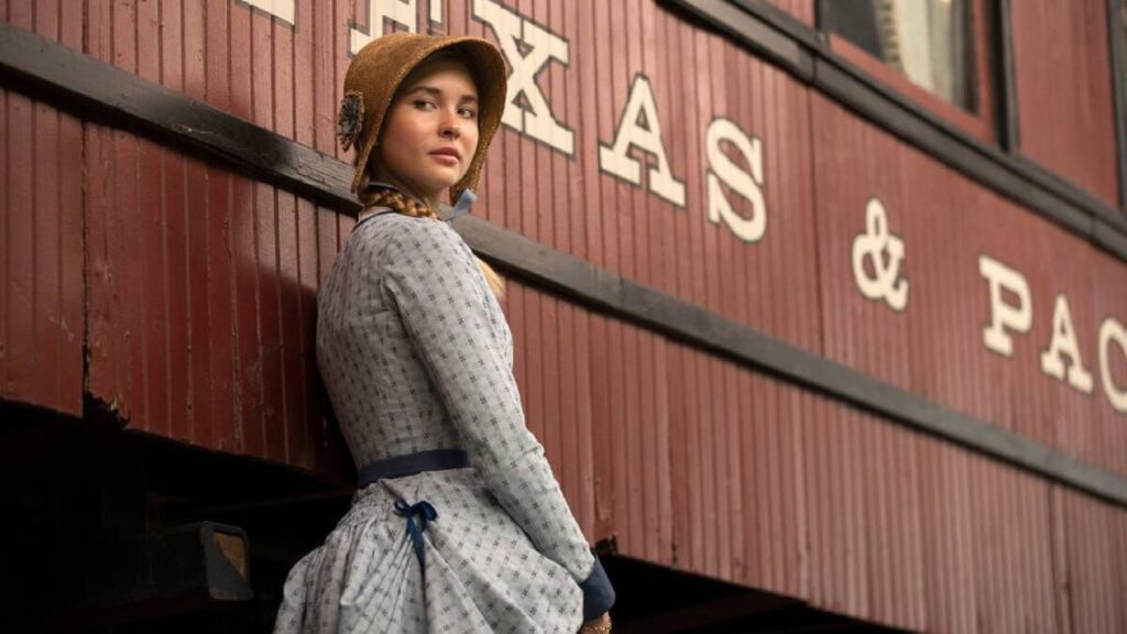 Isabel May dans 1883 // Source : Emerson Miller/Paramount+