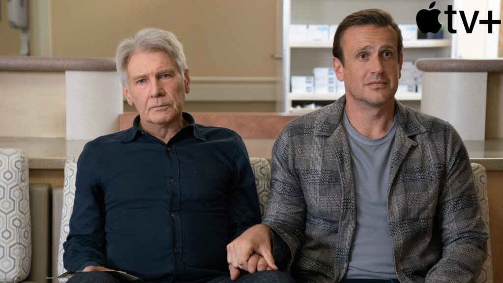 Harrison Ford et Jason Segel dans Shrinking // Source : Apple TV+