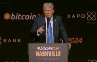 Trump à la conférence Bitcoin2024 // Source : Bitcoinmagazine