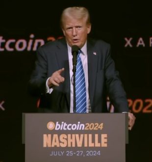 Trump à la conférence Bitcoin2024 // Source : Bitcoinmagazine