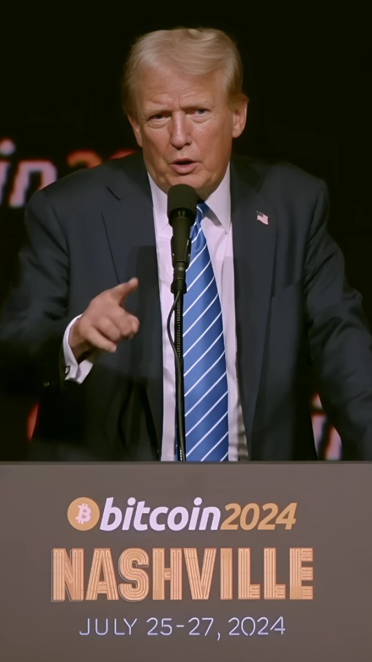 Trump à la conférence Bitcoin2024 // Source : Bitcoinmagazine