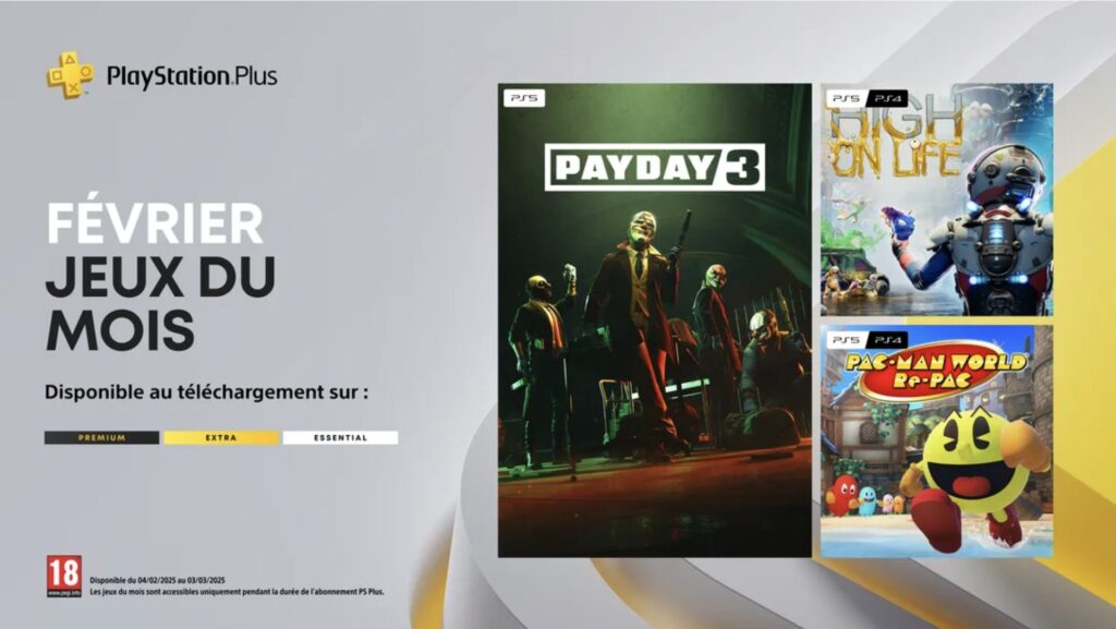 PlayStation Plus en février 2025 // Source : Sony