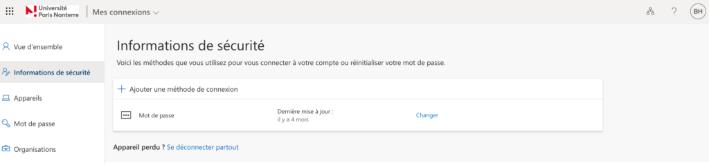 Cliquez sur « Se déconnecter partout » pour désactiver toutes les sessions Microsoft ouvertes // Source : Numerama