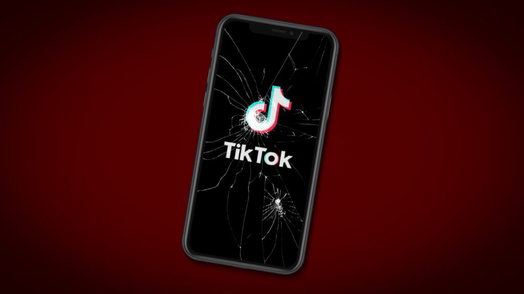 Interdiction de TikTok aux États-Unis. // Source : Envato/montage Numerama