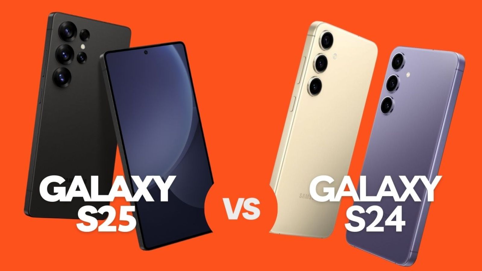 Samsung Galaxy S25 vs Galaxy S24 : le match des caractéristiques (S25, S25+ et S25 Ultra)