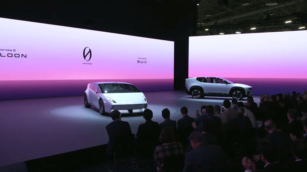 Honda au CES 2025 avec deux prototypes // Source : Capture Live Youtube