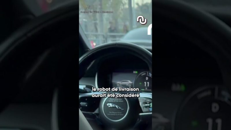 Un accident de la route provoqué par des robots ?