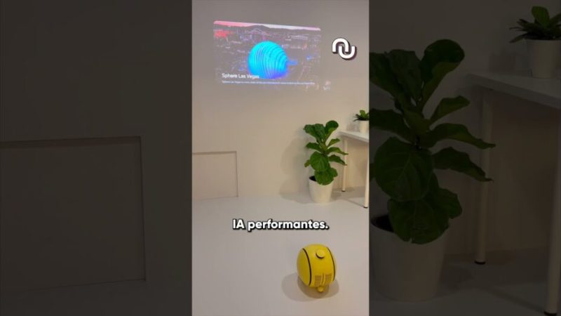 Ce robot vidéoprojecteur trop mignon vous suit partout