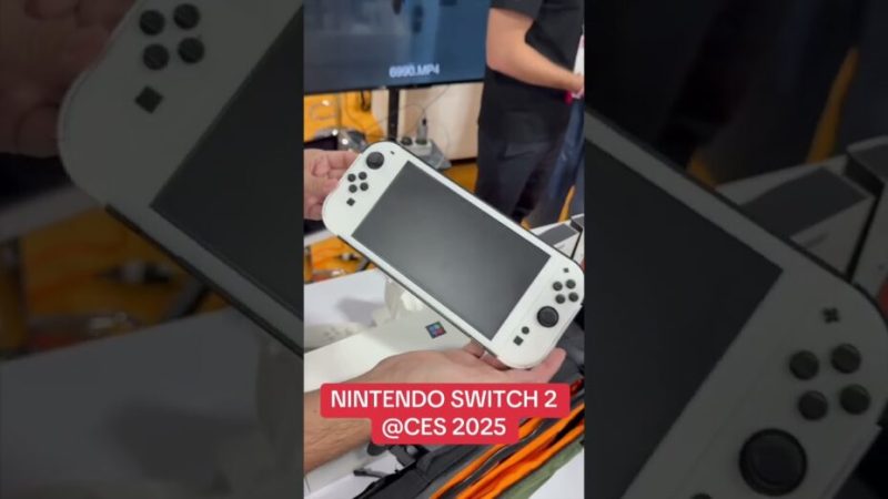 La Nintendo Switch 2 se dévoile en avant-première au CES de Las Vegas : voici son design !