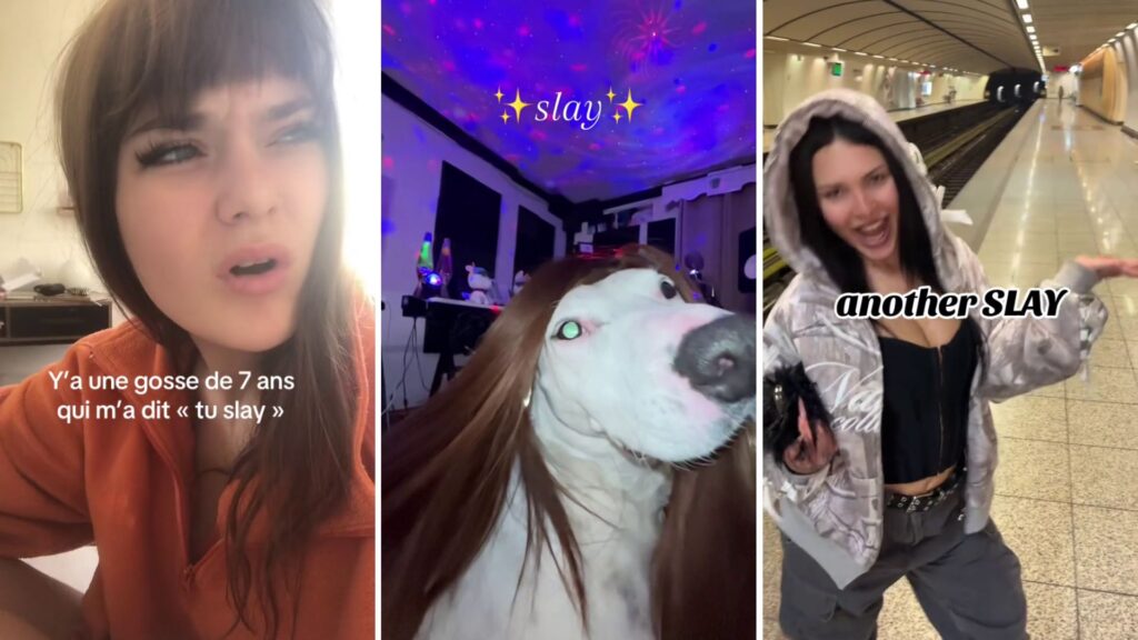 Quelques usages du « slay » sur TikTok // Source : Montage Numerama