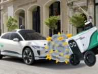 Une reconstitution de l'accident entre un Waymo et un Jamie // Source : Montage Canva