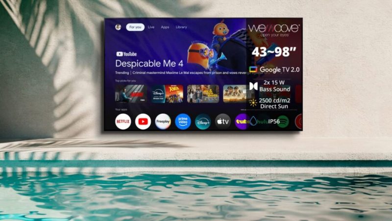 Une TV pour votre piscine ? Ça existe, mais à quel prix