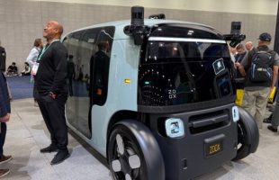 La voiture autonome Zoox d'Amazon // Source : Numerama