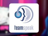 Le logo de TeamSpeak // Source : Montage Numerama avec Canva