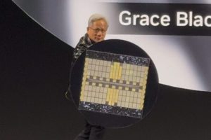 Jensen Huang, le patron de Nvidia au CES 2025. // Source : Numerama