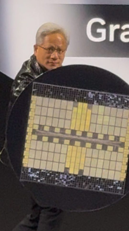 Jensen Huang, le patron de Nvidia au CES 2025. // Source : Numerama