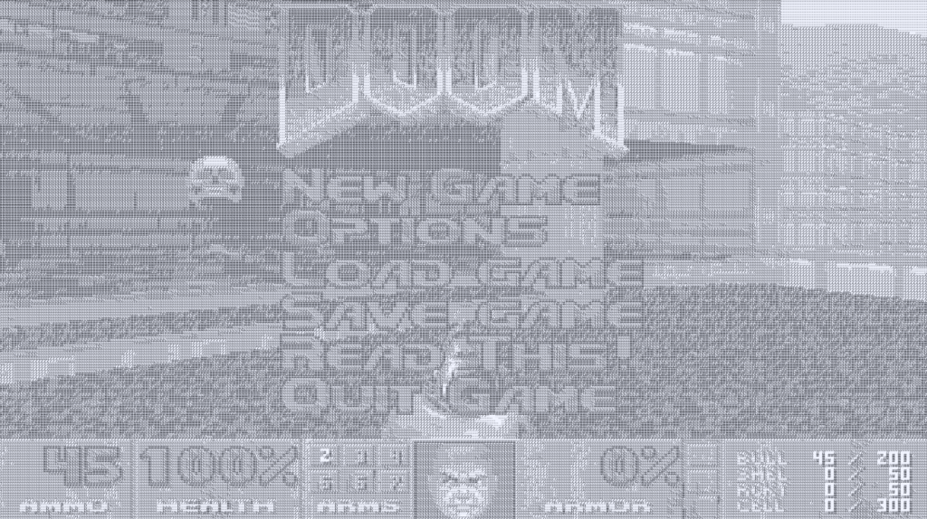 Aucune image, il n'y a que des caractères dans ce portage // Source : Numerama