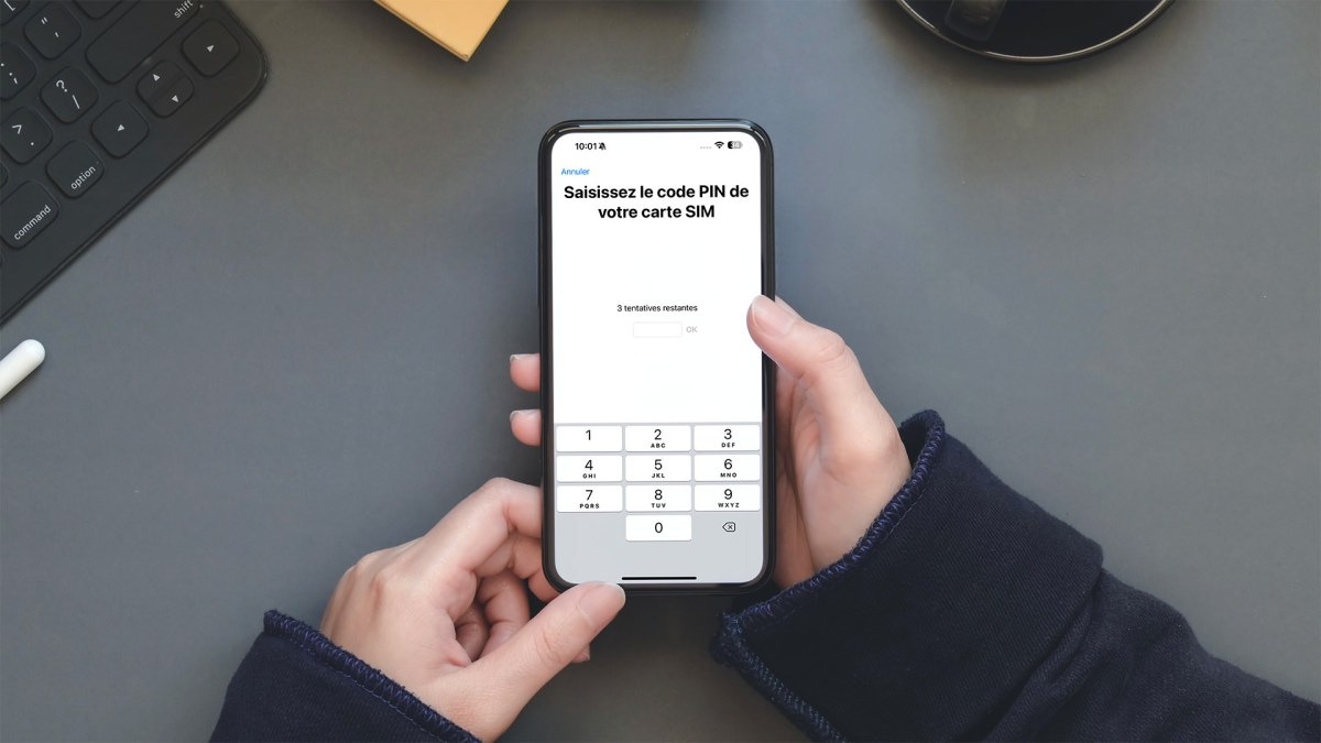 Le changement de code PIN sur iPhone // Source : Montage Numerama