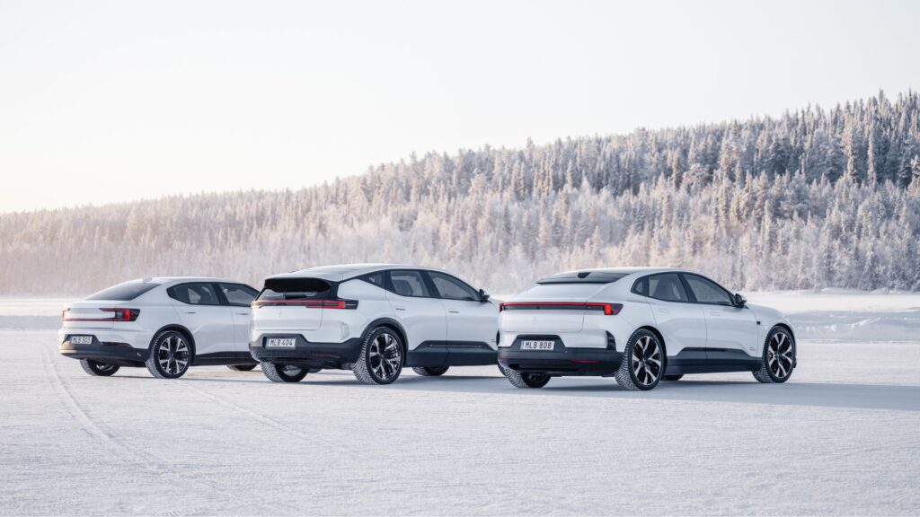 La gamme Polestar 2, 3 et 4. // Source : Polestar