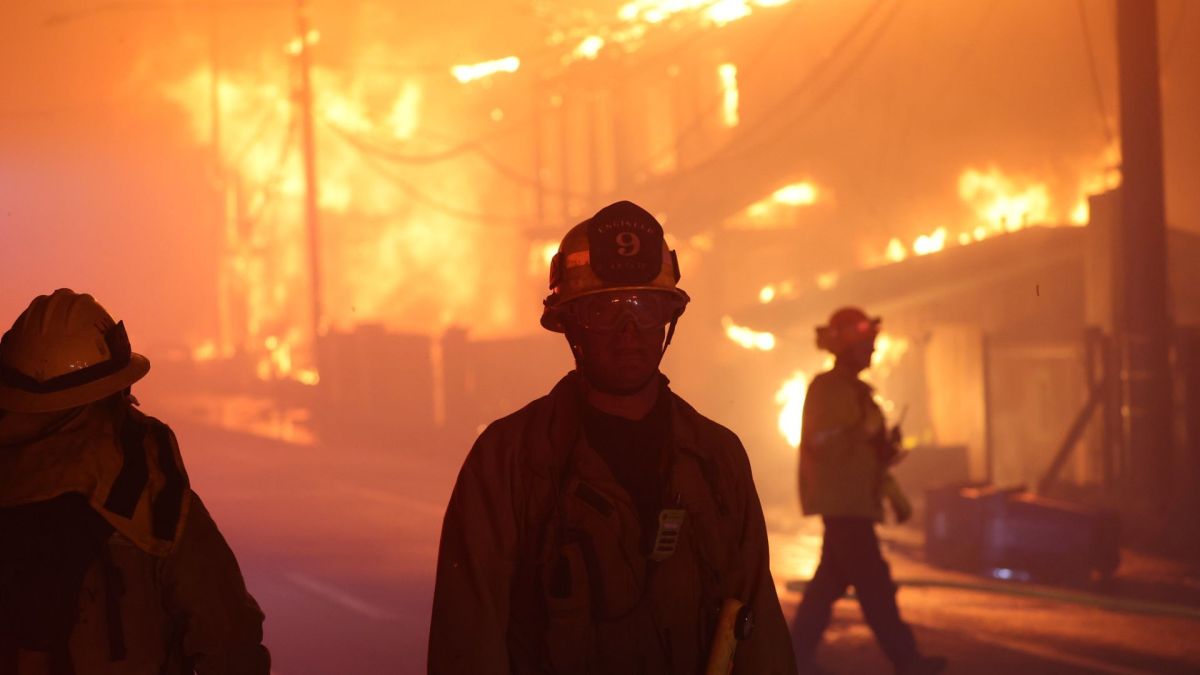 pompier incendie californie