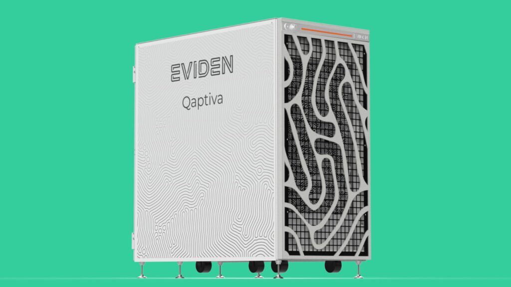 Un serveur doté du logiciel Qaptiva 800 d'Eviden. // Source : Eviden