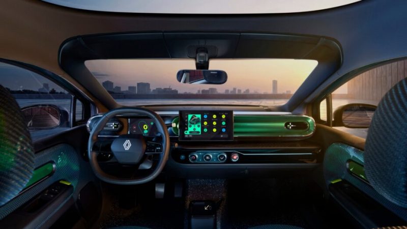 Renault dévoile l’intérieur néo-rétro de la future Twingo électrique