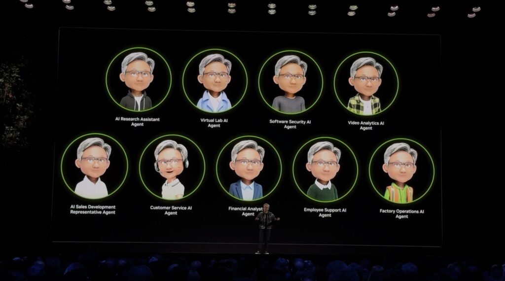 Nvidia croit en l'ère des agents IA, avec des modèles formés à un emploi spécifique.