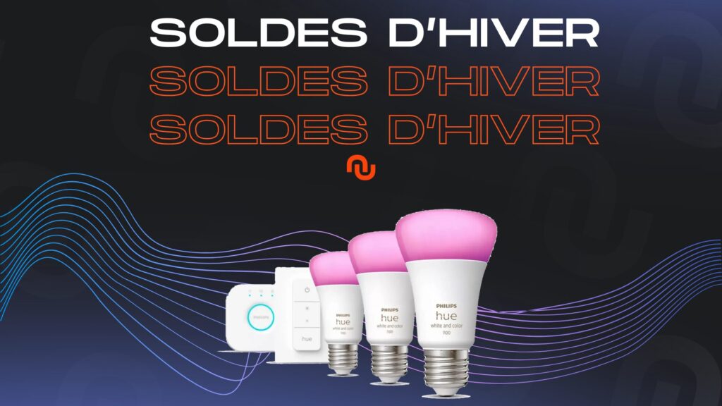 Ampoules connectées Philips Hue // Source : Montage Numerama