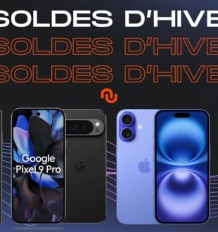 Offres sur les smartphones pour les soldes d'hiver // Source : Numerama