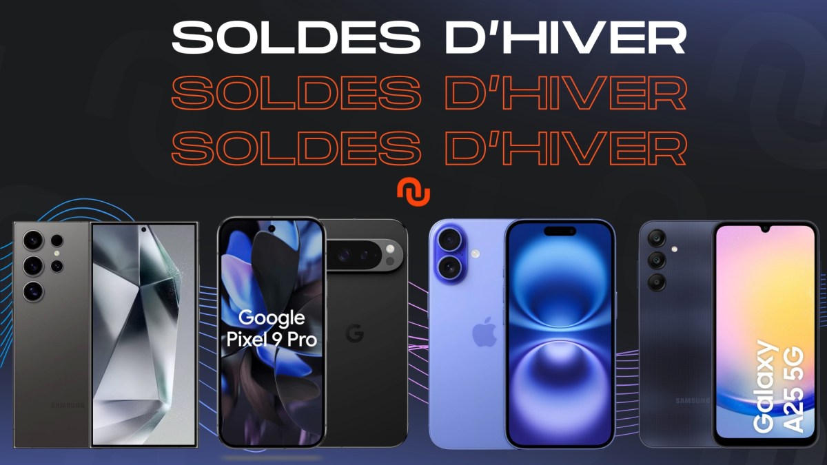 Offres sur les smartphones pour les soldes d'hiver // Source : Numerama