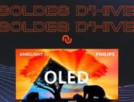 TV OLED Philips 77OLED759  // Source : Montage Numerama