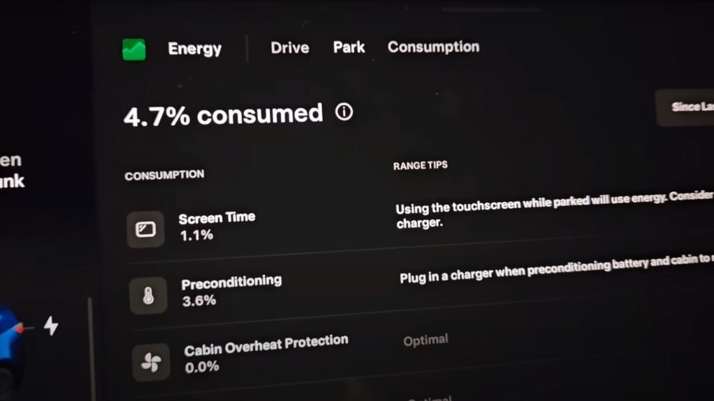 La Tesla Model 2 a perdu un peu plus de 4 % en une heure. // Source : Frozen Tesla via YouTube