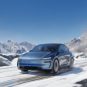 Tesla Model Y 2025 sur la neige  // Source : Tesla