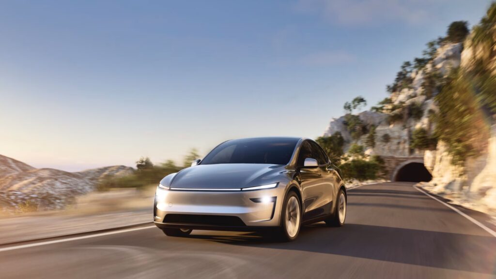 Le Tesla Model Y restylé devrait offrir quelques kilomètres d'autonomie en plus. // Source : Tesla